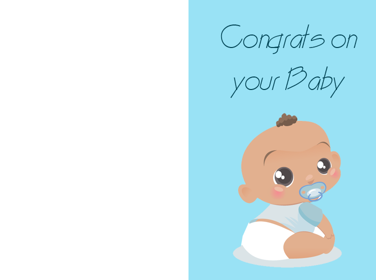 Congrats On Your Baby Card