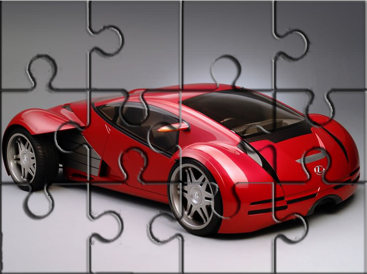 Printable Car Theme Jigsaw Puzzle