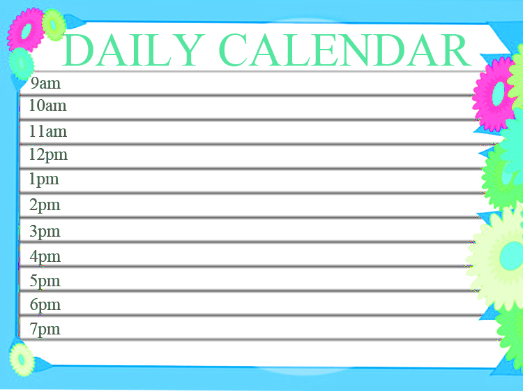 Customized Daily Calendars 