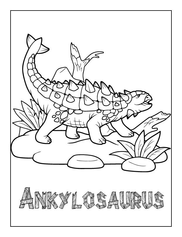Printable Dinosaur Coloring Sheets