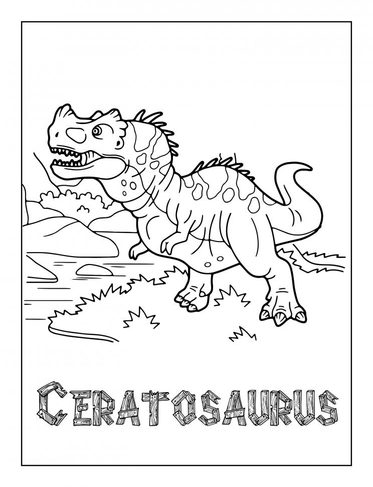 Printable Dinosaur Coloring Sheets