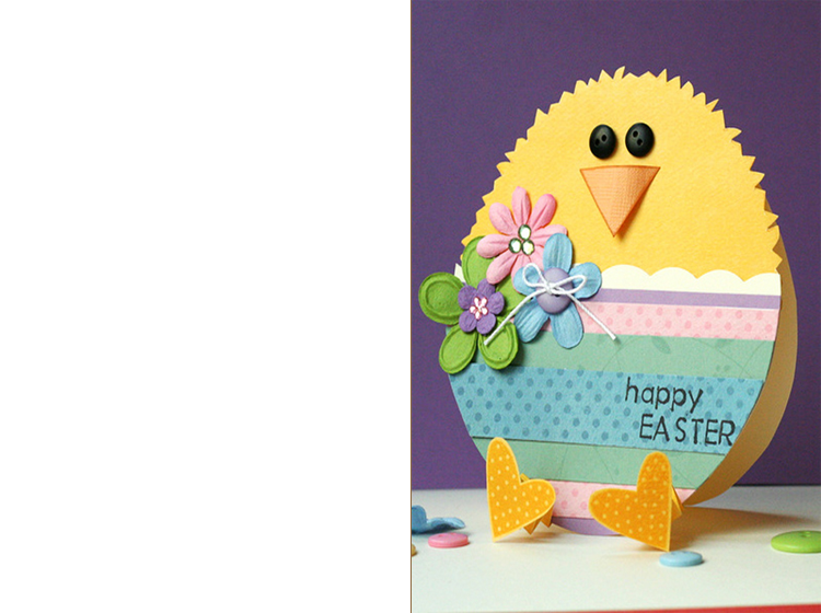 Printable Chickadee Easter Cards