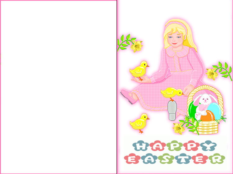 Printable Easter Holiday Cards