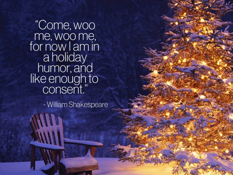 Shakespeare Christmas Quote