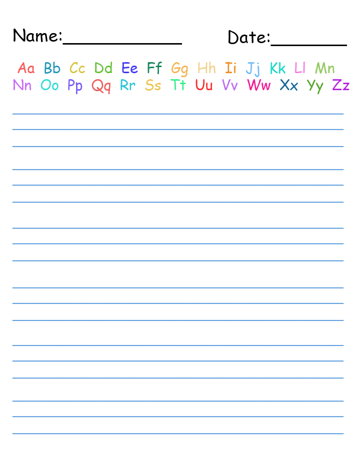 Handwriting Worksheet
