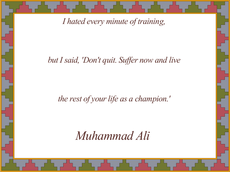 Muhammad Ali Printable Inspirational Quotes
