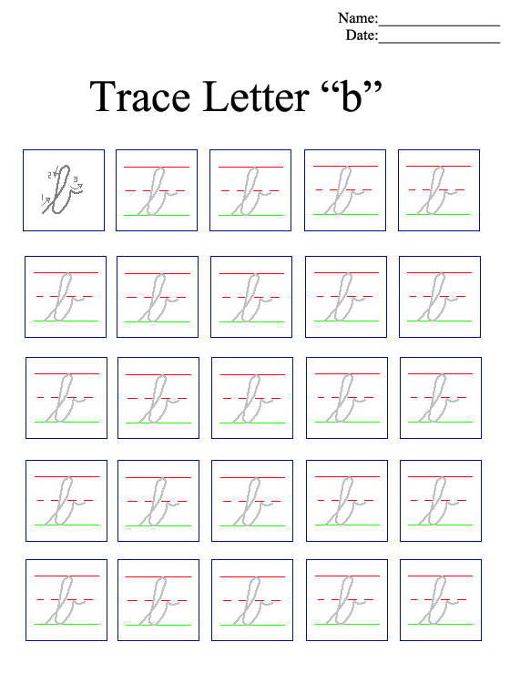 Letter B Printable Worksheets