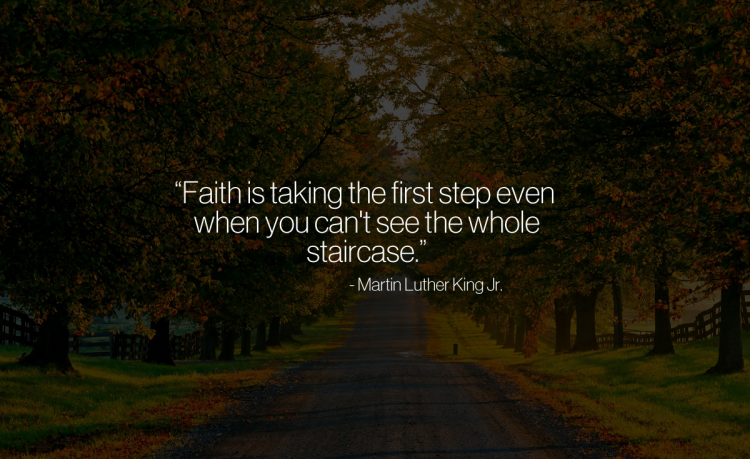 Martin Luther King Faith Quote