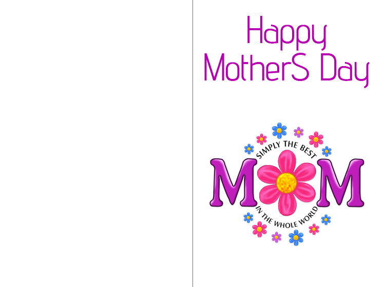 Printable Mom, You Are The Best  Cards