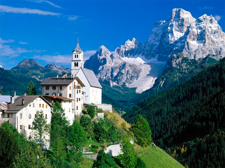 Printable Mountains Nature Picture