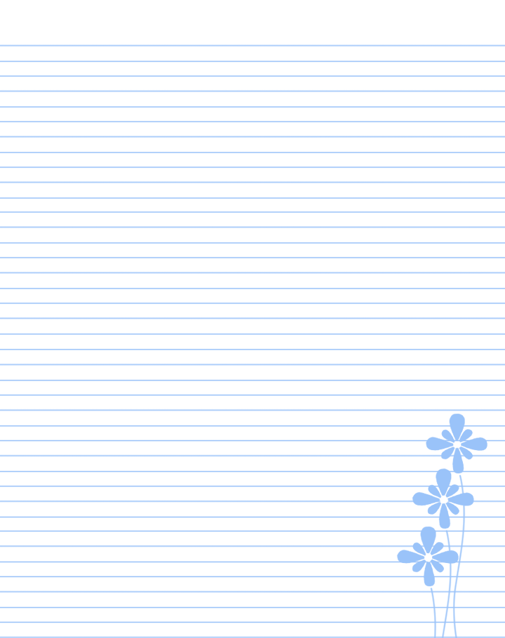 Light Blue Paper Printable Crafts