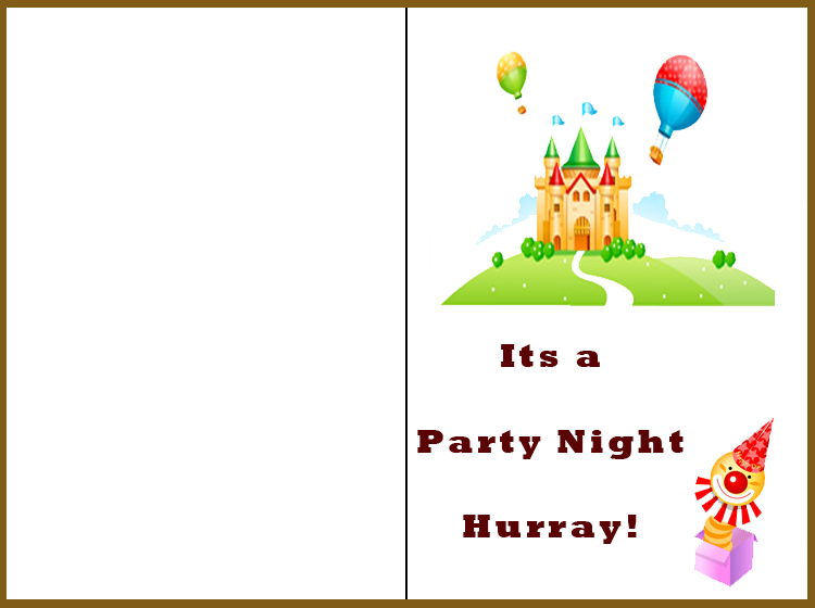 Printable Party Invitations