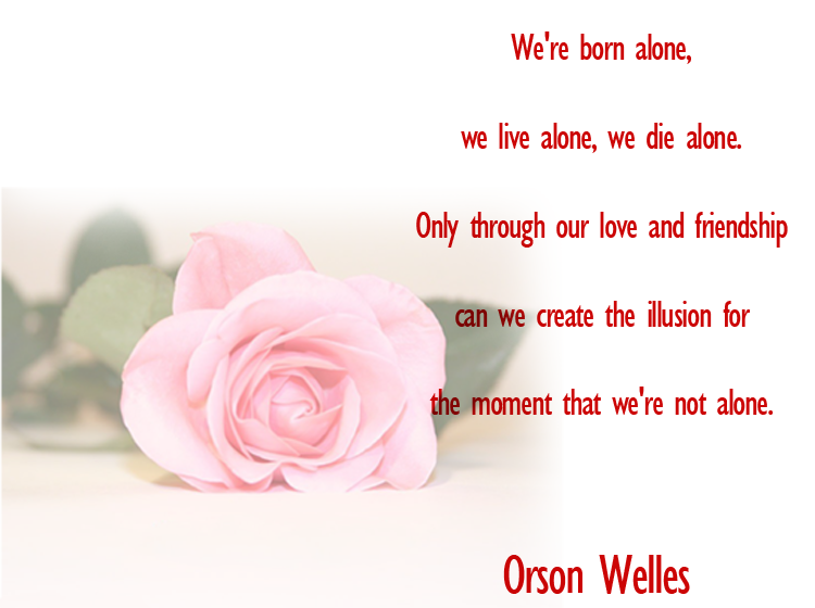 Printable Orson Welles Love Quotes