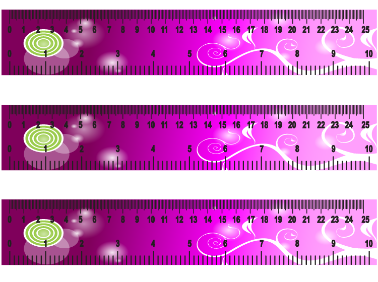 Purple Swirls Ruler Printable Crafts