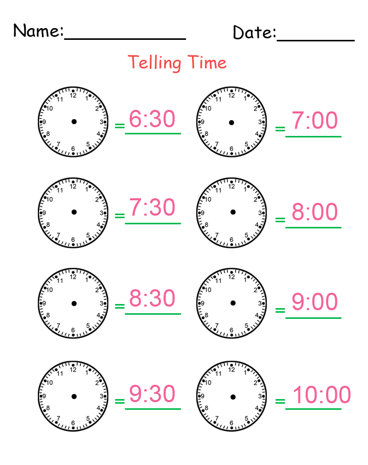 Drawing Time Printable Worksheets