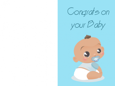 Congrats On Your Baby Card