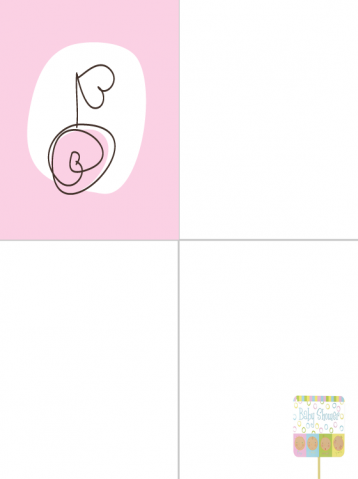 Printable Pink Rose Invitation