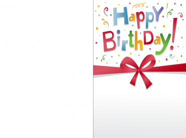 Printable Confetti Happy Birthday Cards