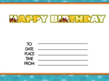 Floral Birthday Party Printable Invitations