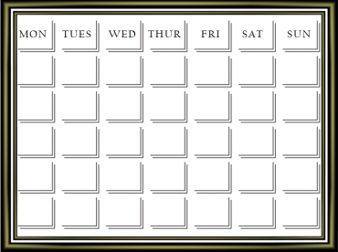 Great Blank Printable Calendars 