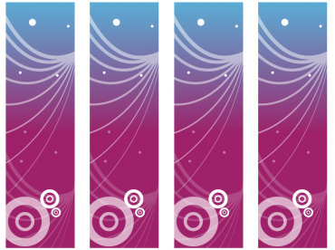 Printable Blue and Purple Bookmarks