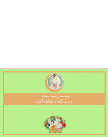 Floral Bridal Shower Invitation