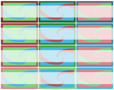 Multicolored Printable Business Cards