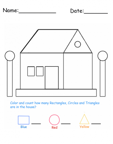 House Shapes Printable Lessons