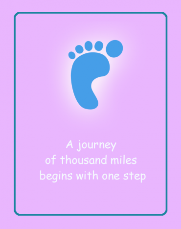 Journey of Miles Printable Quote