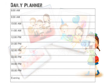 Summer Daily Calendar