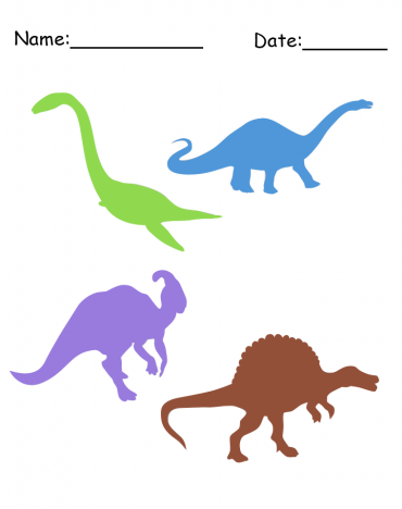 Tyrannosaurus Rex Dinosaur Stencil