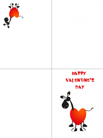 Happy Valentine's Day Heart Card