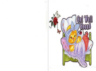 Printable Chick Get Well Cards