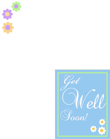 Printable Get Well Soon Daisy Cards