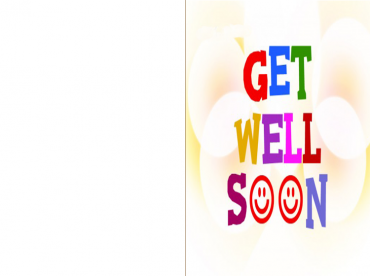 Printable Smiley Face Get Well Card