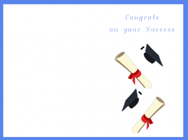 Congrats on Success Card