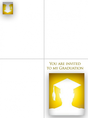 Printable Graduation Cap Invitations
