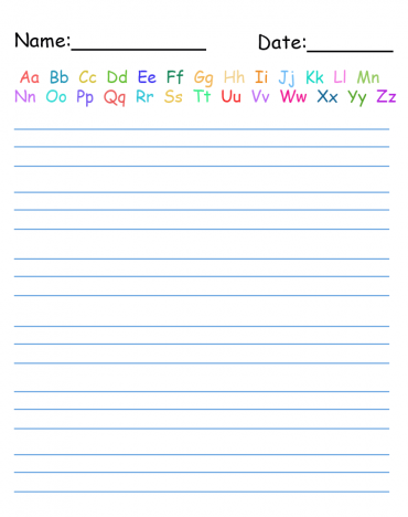 Handwriting Worksheet