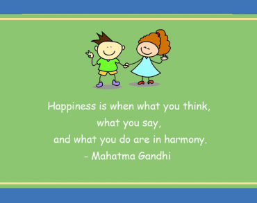Gandhi Happiness Harmony Printable Quotes