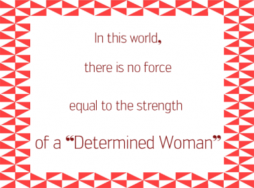Determined Woman Printable Quote 