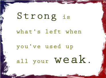 Feel Strong Inspirational Quotes
