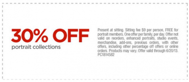 JCPenny Portrait Studio Coupon