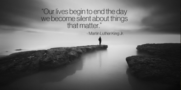 Martin Luther King Silence Quote