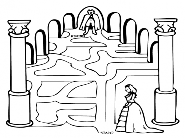 Printable Princess Maze Games