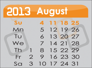 Printable Days Of The Month Calendars