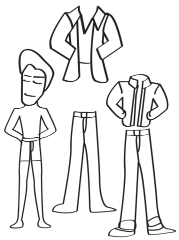 Guy Doll Paper Craft