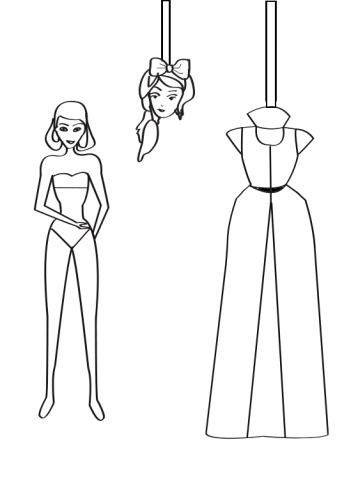 Printable Princess Paper Doll Crafts
