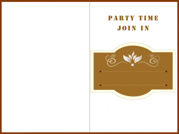 Party Time Join In Printable Party Invitation