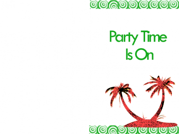Printable Beach Party Invitations
