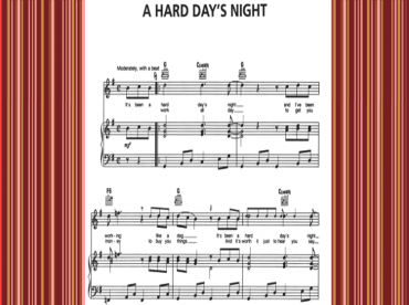 A Hard Day's Night Piano Music